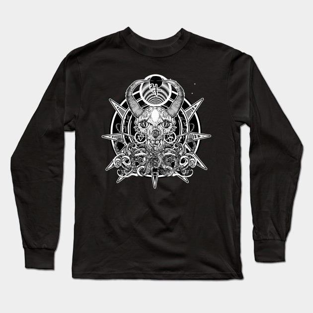 Portal of the Horizon Satanic Lucifer Dawn Long Sleeve T-Shirt by Esoteric Origins